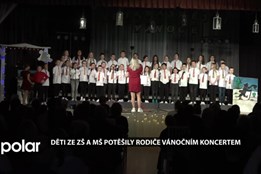 Děti ze ZŠ a MŠ potěšily rodiče vánočním koncertem