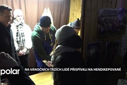 Na vánočních trzích v Opavě se podával charitativní punč. Lidé přispívali na letní tábor pro hendikepované