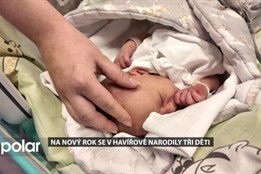 Michaela, Eliška a Emily jsou prvními miminky narozenými v havířovské nemocnici