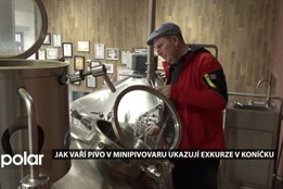 Jak se vaří pivo v minipivovaru ukazují exkurze v Koníčku