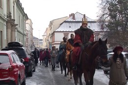 Tříkrálový průvod v Olomouci