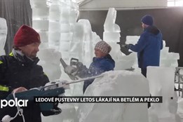 Ledové Pustevny letos lákají návštěvníky na betlém a peklo