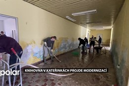 Knihovna v Kateřinkách projde modernizací. Po zářijových povodních se stále vysušuje