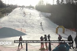 Školáci se utkali v lyžařských závodech. Ostravské sportovní hry fungují už pátým rokem