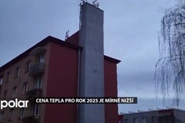 Cena tepla pro obyvatele Nového Jičína je pro rok 2025 mírně nižší