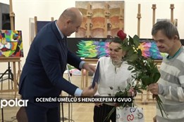 Umělci s hendikepem si v Galerii výtvarného umění v Ostravě převzali ceny hejtmana