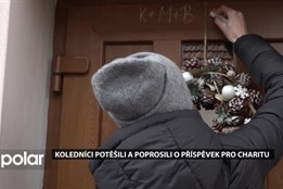 Koledníci potěšili a poprosili o příspěvek i pro Charitu Studénka