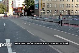 O tomto víkendu začne demolice mostu na Ratibořské ulici v Opavě. Bude zcela neprůjezdný