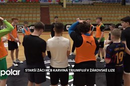 Starší žáci HCB Karviná triumfují v žákovské lize