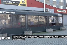 Podnikatelé mohou provozovat předzahrádky již celoročně