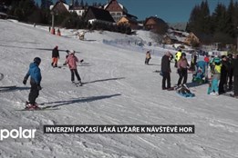 Jeseníky jsou v obležení. Hory díky inverzi a bohaté sněhové nadílce lákají lyžaře, běžkaře i turisty