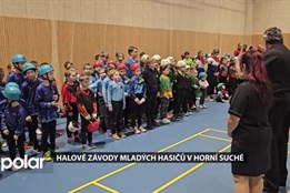 Mladí hasiči se utkali na halové soutěži v Horní Suché, soutěžilo se ve štafetě 4 x 60 metrů člunkově