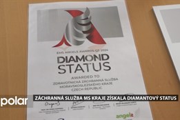 Záchranná služba MS kraje získala diamantový status. Ocenění je za špičkovou péči o pacienty s mrtvicí