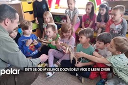 Rychvaldští předškoláci se od myslivce dověděli zajímavostí o lesní zvěři