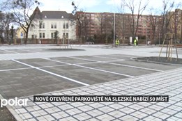 Frýdek-Místek má první ekologické parkoviště. Nabízí 50 míst a vsakuje dešťovou vodu