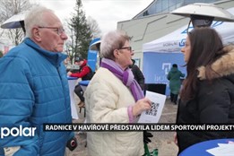 Radnice v Havířově úřadovala venku mezi lidmi, představila projekt rekonstrukce střechy sportovní haly