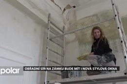 Obřadní síň na zámku bude mít i nová stylová okna