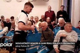 Novojičínští senioři si sami řekli policii o přednášku o novinkách v dopravě