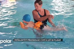 Frýdlantští předškoláci cvičí a učí se plavat