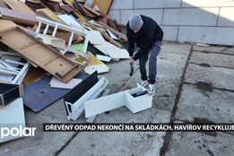 Dřevěný odpad nekončí na skládkách, Havířov recykluje