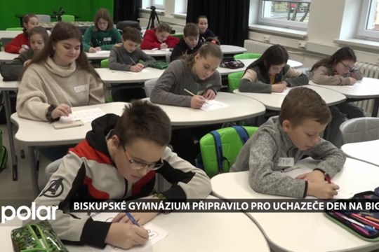 Biskupské gymnázium v Ostravě-Porubě připravilo pro uchazeče Den na Bigy