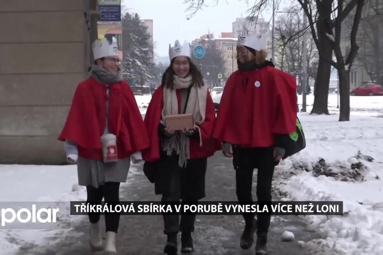 Tříkrálová sbírka v Ostravě-Porubě vynesla více než loni