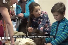 Školáci si užili pololetní prázdniny v zoo, čekal je i malý dárek za vysvědčení