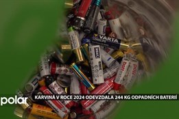 Aktuálně z Karviné: Karviná v roce 2024 odevzdala 244 kg baterií, pozvánka na akci knihovny