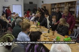 Charitní středisko Gabriel - komunitní centrum pro seniory má nové prostory