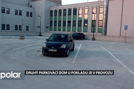 Druhý parkovací dům u Pokladu v Ostravě-Porubě je v provozu