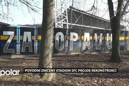 Povodní zničený stadion SFC Opava projde rekonstrukcí. Voda zničila trávník, zázemí klubu i tělocvičnu