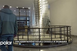 Základem nového vizuálu Beskydského divadla je zkumavka