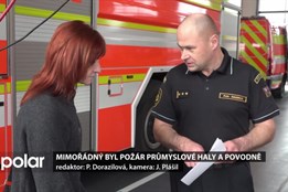 Mimořádný byl pro hasiče požár průmyslové haly a v září povodně