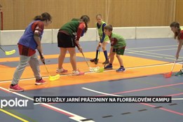 Děti si užily jarní prázdniny na florbalovém campu