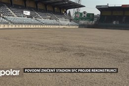 Povodní zničený stadion SFC Opava projde rekonstrukcí. Skončit by měla do začátku sezony