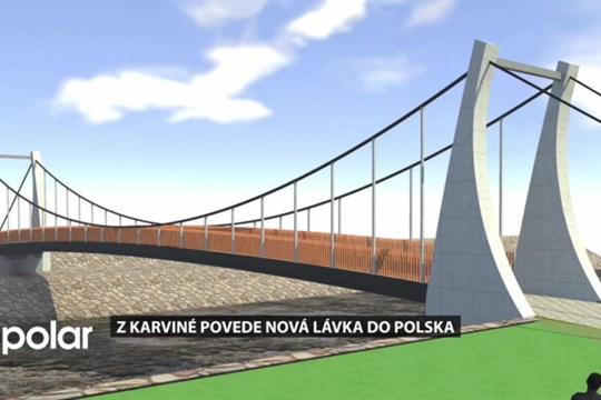 Přípravy na stavbu lávky mezi Karvinou-Loukami a polskou obcí Hażlach vrcholí