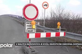 V Malých Nošovicích je kvůli velkým investicím omezena doprava