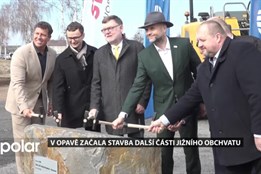 V opavě začala stavba další části jižního obchvatu. Uleví centru města i Oticím