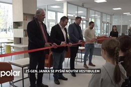 Modernizace mariánskohorské ZŠ Gen. Janka pokračuje. Aktuálně skončila rekonstrukce vestibulu