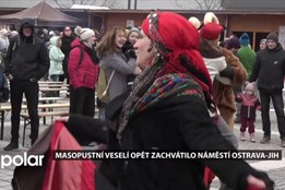 Masopustní veselí opět zachvátilo náměstí Ostrava-Jih