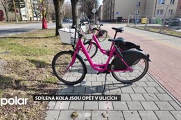 Sdílená kola jsou opět v ulicích Havířova