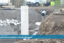 Rekonstrukce rybníka v Dolní Jablonné