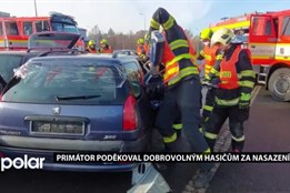 Dobrovolní hasiči z Frýdku měli loni 269 výjezdů. Primátor je ocenil za nasazení