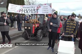 Rekordní účastí se může chlubit Masopust ve Starém Městě