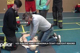 Vodní záchranáři Slezské Harty pokořili český i světový rekord v laické resuscitaci