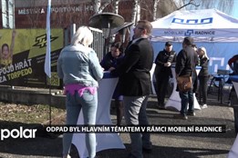 Odpadové hospodářství bylo hlavním tématem březnové mobilní radnice