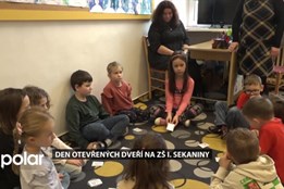 Den otevřených dveří na ZŠ I. Sekaniny. Rodiče s dětmi mohli navštívit i ukázkové hodiny