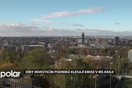 Díky investicím velkých podniků klesají emise v MS kraji