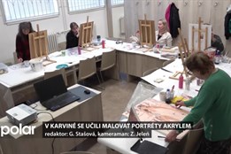 Na workshopech malování se lidé učí malovat různé styly, od krajin až po portrét